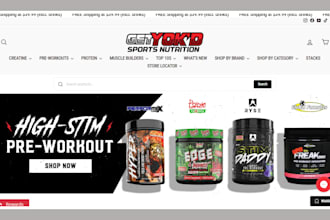 private label supplement shopify store supplement website nutraceutical store
