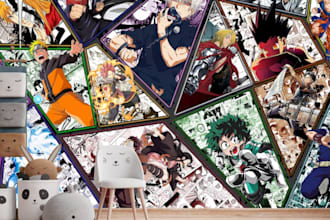 design and create custom wall murals, decals, and wallpaper