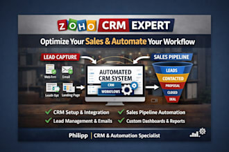 setup zoho CRM, zoho one, zoho recruit, zoho salesiq, zoho form and zoho desk