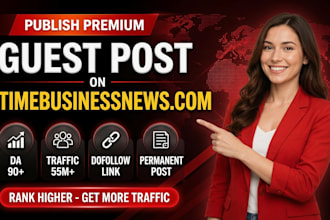 publish premium news guest posts at timebusinessnews,com seo backlink