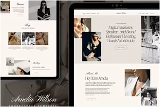 customize and create squarespace website from scratch