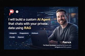build a custom ai agent that chats with your private data using rag
