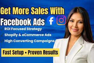 setup and manage high converting shopify facebook ads campaign ecommerce metaads