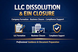 dissolve llc close ein and handle company dissolution filing