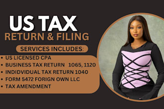 do US tax filing and US tax returns for llc, form 1120, 5472, and 1040