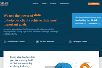 design wix consulting firm website corporate website business service website
