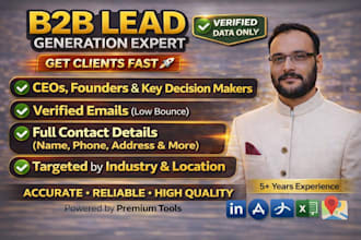provide verified b2b leads for all industries