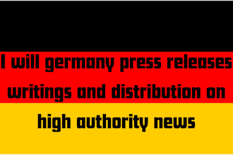 germany press releases writings and distribution on high authority news