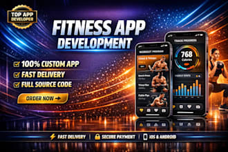 build a custom fitness and workout mobile app with subscription system