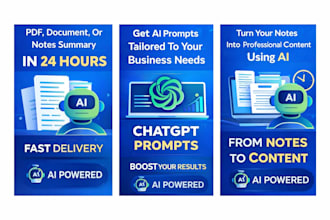 summarize PDF to word, excel, using ai