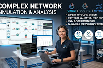 simulate and analyze complex networks using netbox gns3 and eve ng