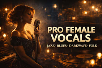 sing authentic dixieland, darkwave, blue vocals, folk, avant garde, vintage jazz