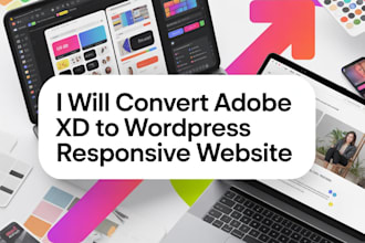 convert adobe xd to wordpress responsive website perfectly