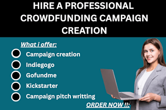 promote your crowdfunding campaign to get backers on kickstarter, indiegogo