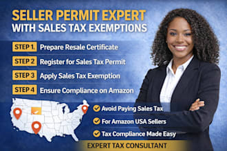 do seller permit resale certificate for walmart fba amazon in all US states