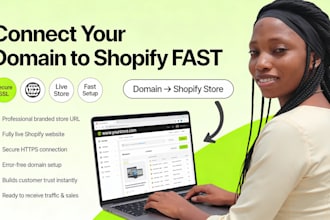connect third party domain ecommerce domain shopify manage customdomain setting