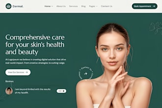 design wix cosmetic clinic website wix aesthetic wellness website clinic website