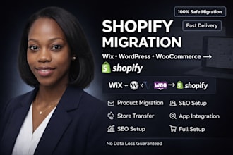 migrate from wix wordpress woocommerce to shopify store transfer website