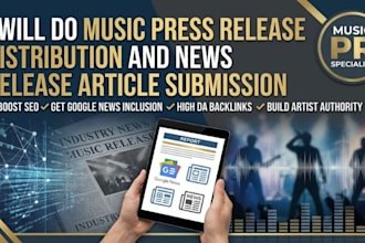 do music press release distribution and news release article submission