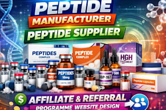 design peptide manufacturer, research peptide, lab  supplier website