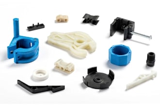 design injection mold and plastic parts ready for manufacturing