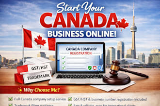 do canada company registration, incorporation, gst hst and trademarks
