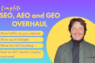 increase your website performance through SEO, aeo, and GEO