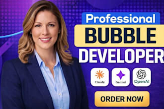 develop bubble website saas bubble mvp bubble io web app as bubble developer