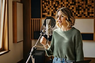 record passionate female spanish vocals for bachata, bolero, cumbia and flamenco