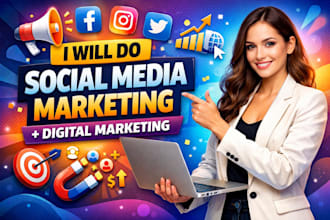 do social media marketing and digital marketing
