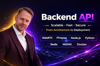 build a scalable backend API with nodejs or fastapi