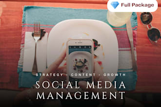 be your monthly social media manager and brand storyteller