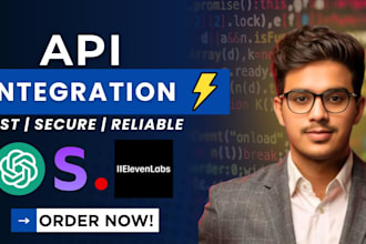 do API integration and backend development