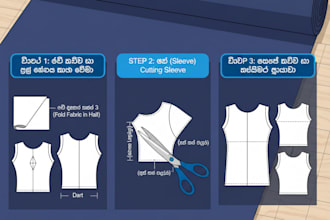 design professional clothing patterns and apparel tech packs