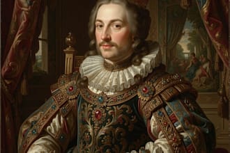 create a custom royal renaissance portrait painting