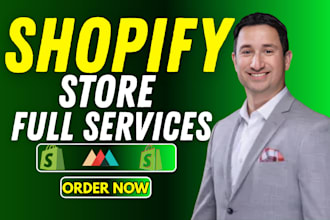 build, design, redesign shopify store, shopify dropshipping,  shopify pod store