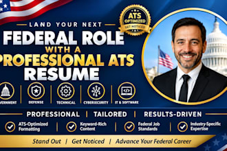 write a professional federal resume for usajobs and ats