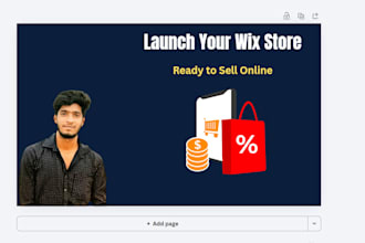 build a wix ecommerce store that is ready to sell