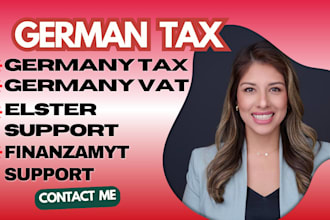 do german tax return, vat, income tax, corporate tax, bookkeeping for businesses