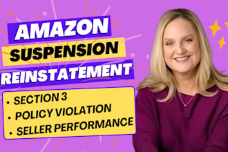 fix section 3 suspension inauthentic account appeal poa amazon reinstatement