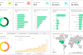 make professional power bi dashbaords