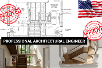 design professional stair details for architectural projects for ca tx oh