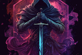 do a fantasy game logo