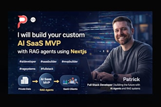 build your custom ai saas mvp with rag agents using nextjs
