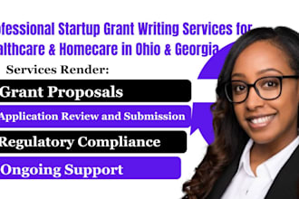 start up grant writing,for healthcare, homecare grant proposal for ohio, georgia