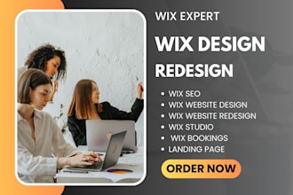 design redesign a professional, responsive wix website