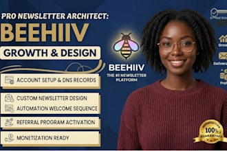 design beehiiv newsletter, setup growth loops and monetization