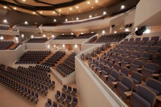 design and render 3d event stage, trade show, concert, wedding hall and carnival