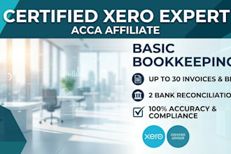 be your expert bookkeeper for xero and quickbooks as an acca affiliate