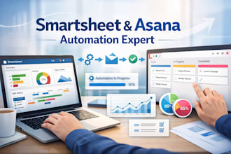automate workflows and build dashboards in smartsheet and asana